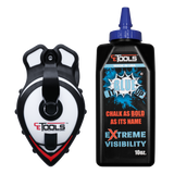 SnapBack Chalk Line with Releasable Tip® & Blue It Up 10oz Chalk