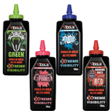 Bundle -ALL IN, all 4 colors of Extreme Visibility Chalk 4-10oz bottles