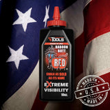 Tiza de marcado de visibilidad extrema roja de trasero de babuino