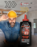 Tiza de marcado de visibilidad extrema roja de trasero de babuino