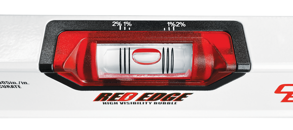 72 in. Contractor Engineered Red Edge Level | Best Heavy Duty ...