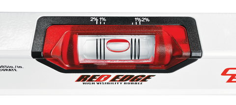 72 in. Contractor Engineered Red Edge Level | Best Heavy Duty ...